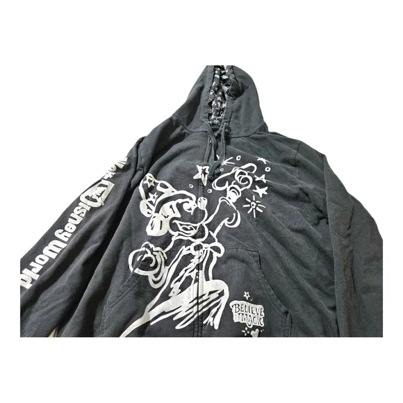 Disney Parks Mickey Believe in Magic black hoodie size 1x - Picture 4 of 5